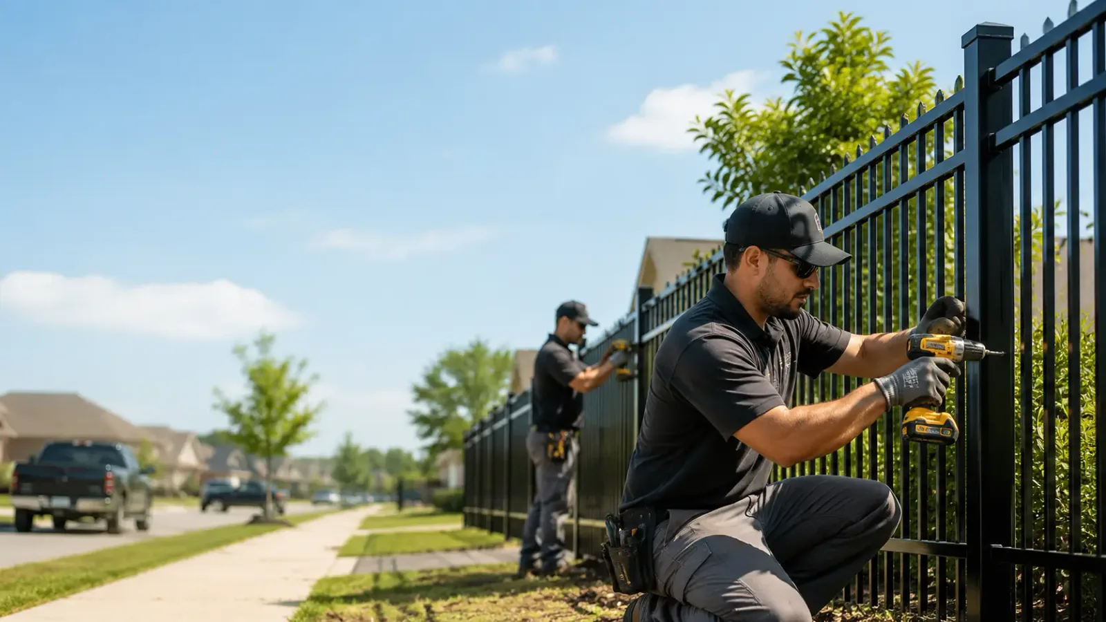 Metal Fence Installation in Camp Wood, TX